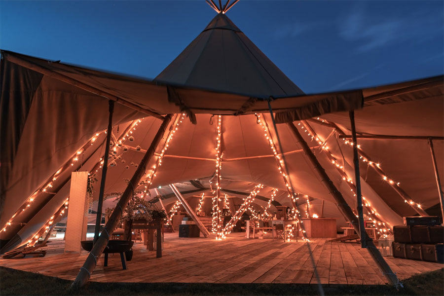 Tipi and Woodland Wedding Open Day